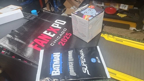 Fan Expo 2025 Ultimate Pass Stanger Things Funko Pop 11 , Comic, Batman Bag