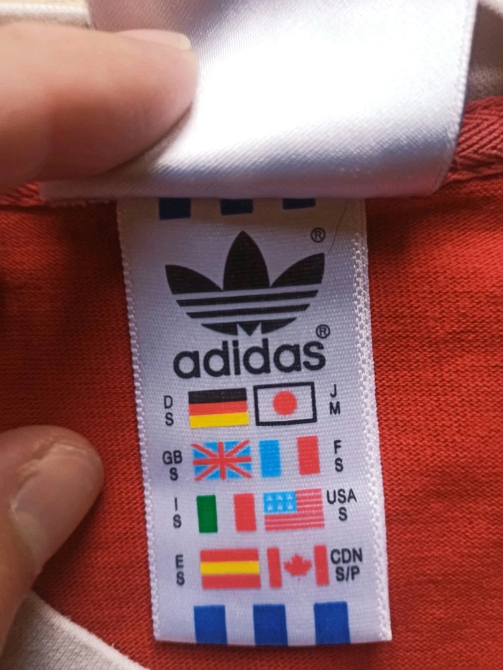 Adidas FC Bayern Retro Trikot 1970er Franz Beckenbauer #5 Neuauflage 70s rot S - Bild 4 von 4