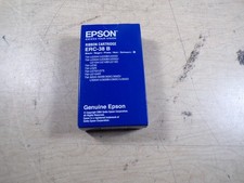 X10 EPSON ERC-38 B - BLACK RIBBON CARTRIDGE GENUINE OEM