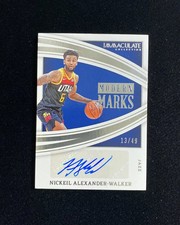 2021-22 Panini Immaculate Collection Auto Nickeil Alexander-Walker /49 Jazz EB14