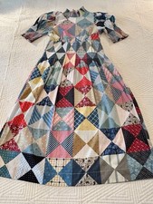 Doen Patchwork quilt Dress size small.