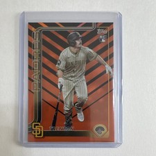 Topps 2023 Update Series Trenton Brooks San Diego Padres Rookie Orange Foil US78
