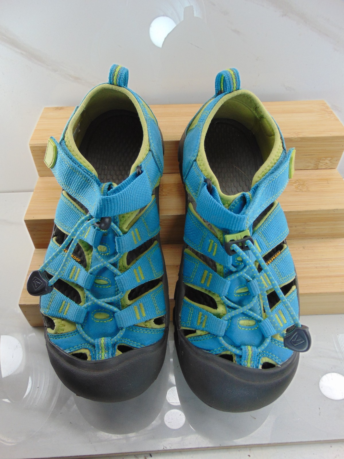 Sandali Keen Newport H2 impermeabili escursionismo outdoor blu unisex giovani bambini 4
