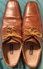 Mens Stacy Adams Leather Oxfords Mens Size 10.5M Brown 24610-221