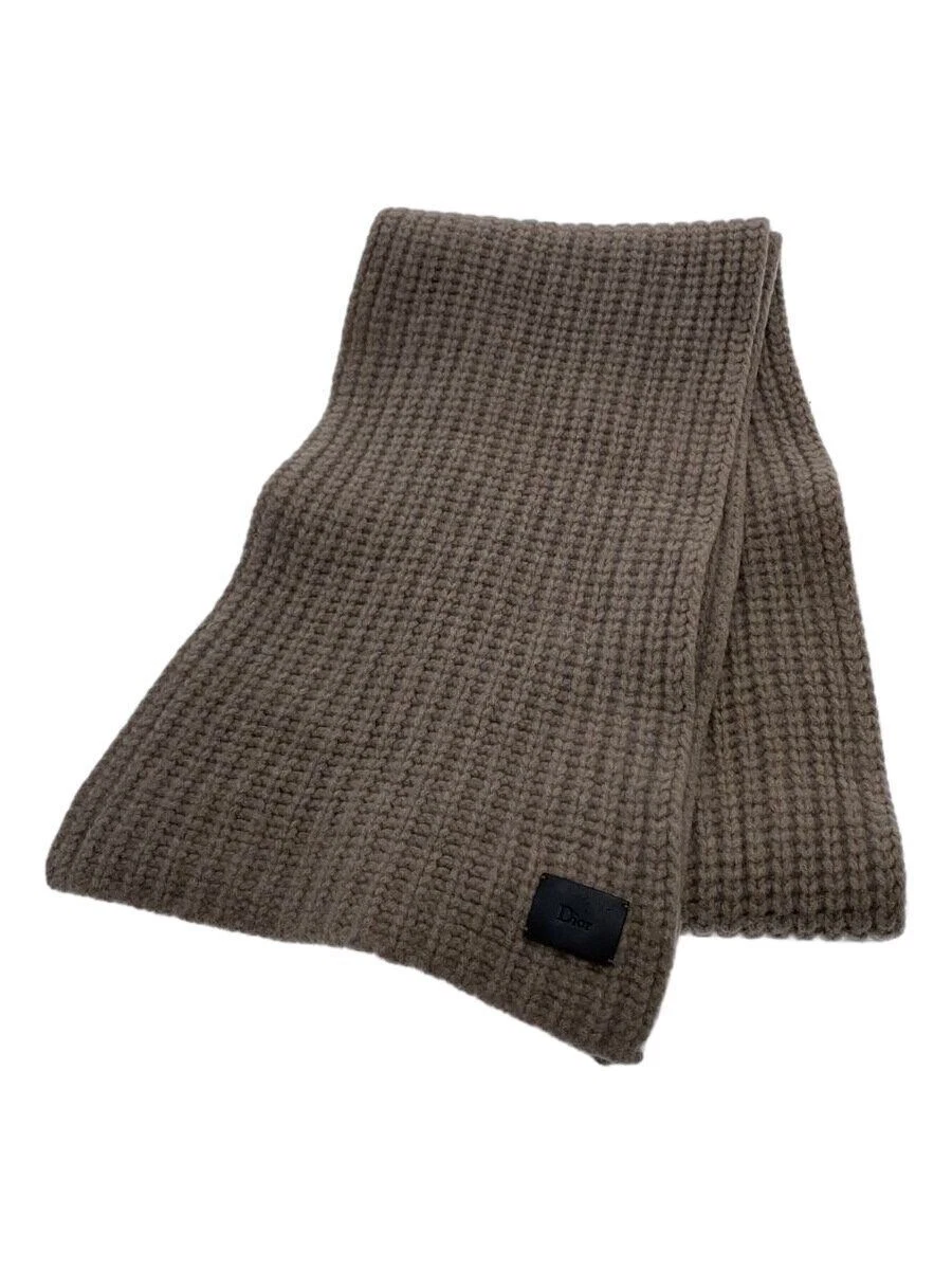 Foulard femme Christian Dior laine beige calibre bas occasion