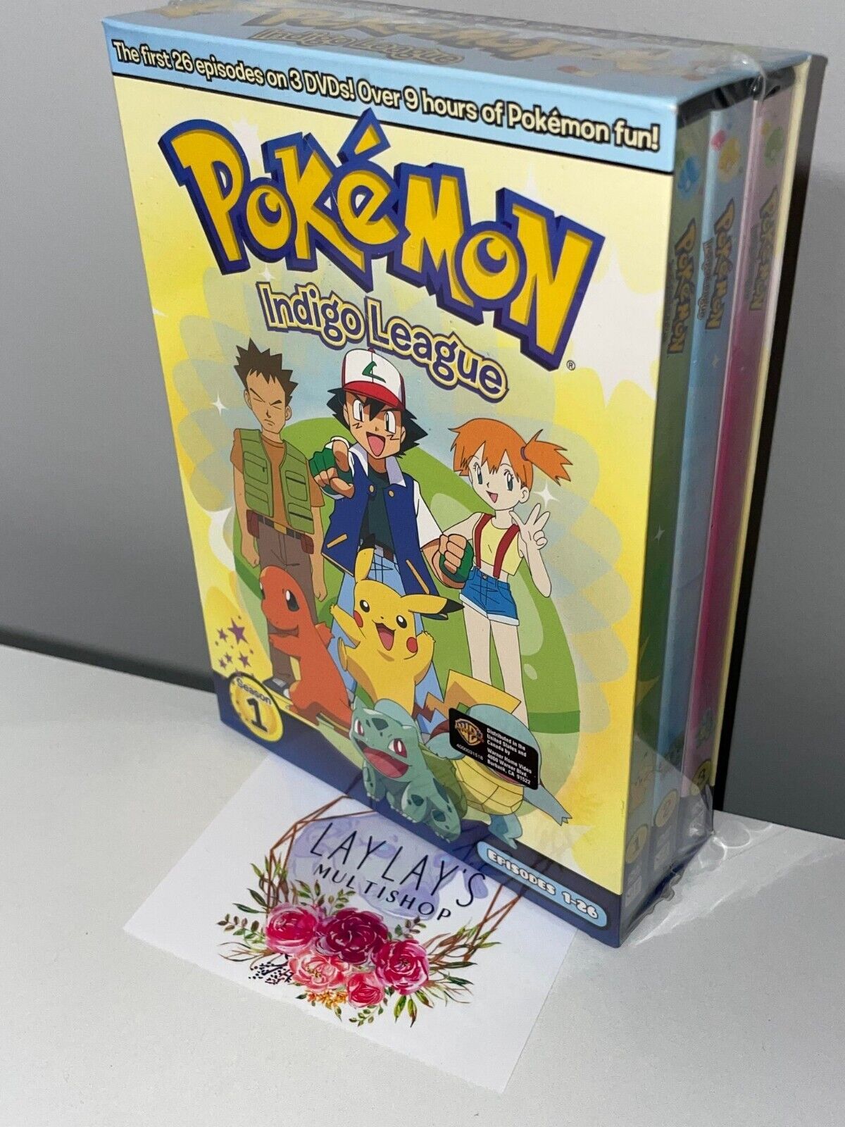 Pokemon - Season 1: Indigo League (DVD, 2006, 3-Disc Set, Dubbed) for sale  online