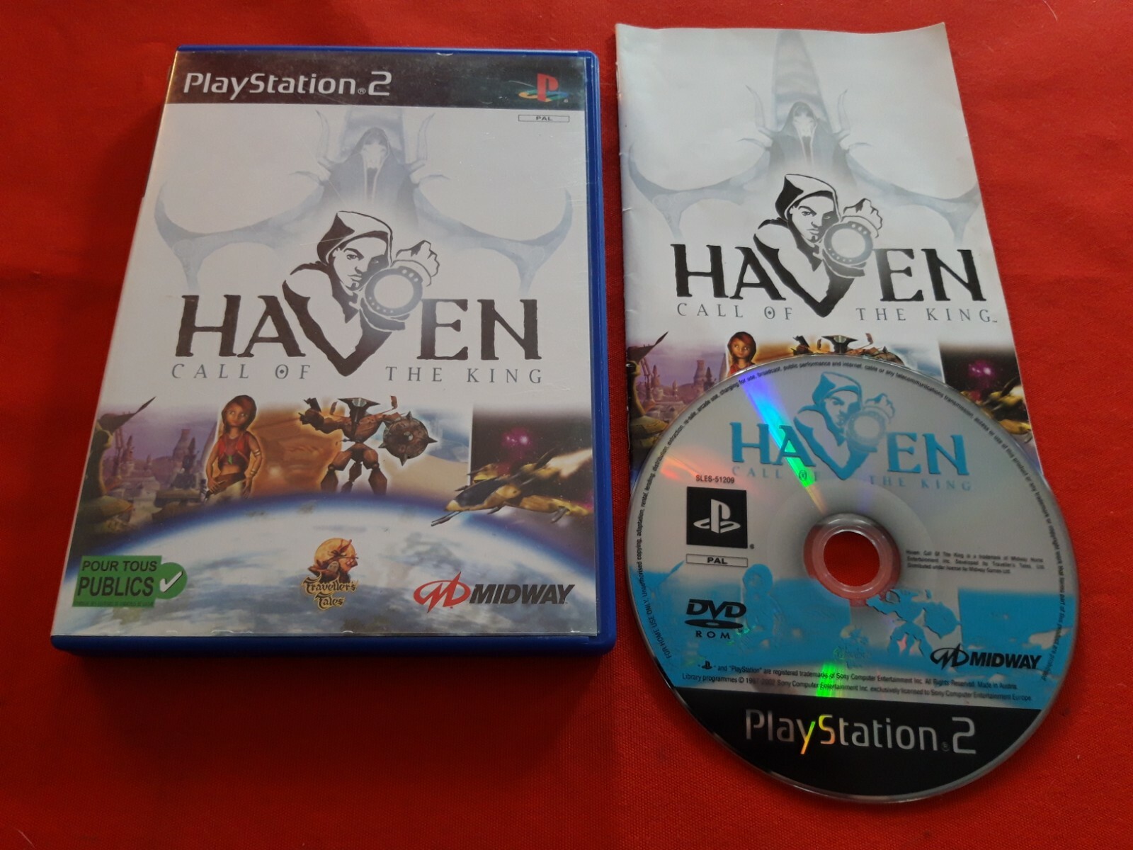 HAVEN CALL OF THE KING PS2 SONY PLAYSTATION 2 COMPLET PAL FR 