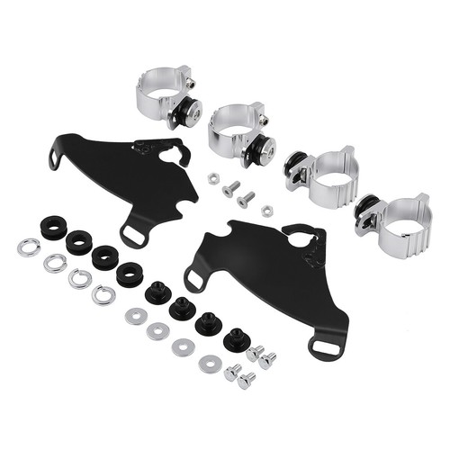Gauntlet Fairing Trigger Lock Mount Fit For Harley Sportster XL 883 1200 1988-22 - Picture 5 of 15