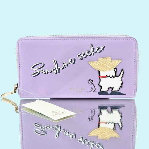 Radley London Geldbörse Light Pastel Purple Sunshine Seeker Large Zip Urlaub