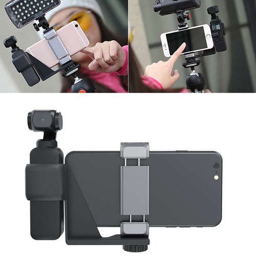 Aluminum+ABS Mobile Phone Tripod Holder 1/4" Pitch For DJI OSMO Pocket Camera x - Picture 12 of 17