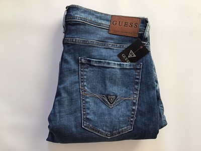 guess men's regular straight jeans