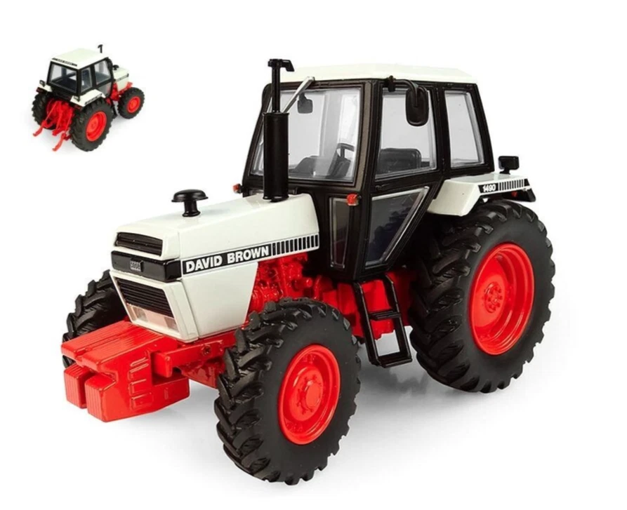 Unversal Hobbies 1:32 - Trattore David Brown/Case 1490 4wd - Immagine 2 di 4