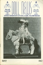 1962 Doll News Magazine United Federation of Doll Clubs May 
