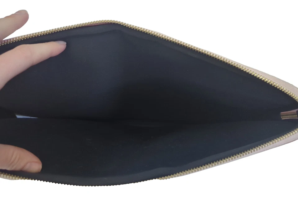 Kate Spade New York Rose Gold Glitter Sleeve for 13” Laptop Padded Zippered - Image 3 of 4