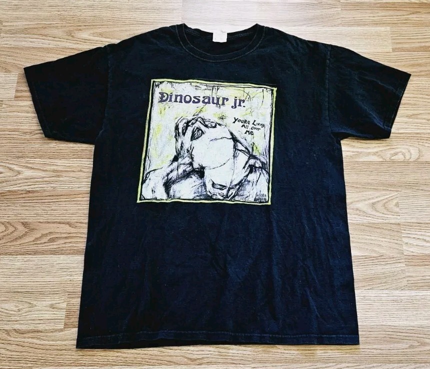 Vintage Y2K Dinosaur Jr You're Living All Over Me Album T Shirt L