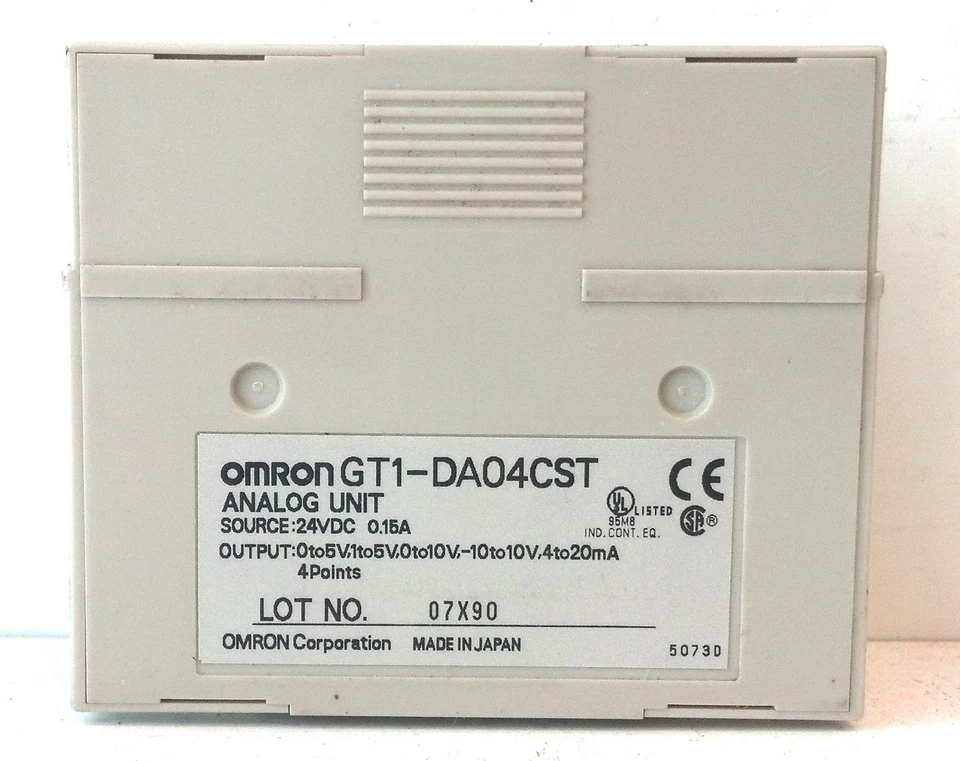 Módulo de E/S analógico de 4 puntos Omron GT1-DA04CST 24 V DC 0,15 A Foto 2 de 4