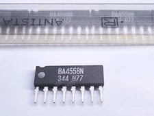 1X BA4558N BA4558 ROHM Dual Operational Amplifier IC OPAMP SIP-8