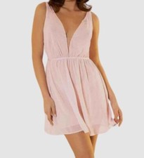  243 Lise Charmel Women's Pink Rose De Venise Nightie Slip Size 44