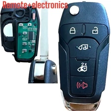 Flip Remote Key Fob 5 Buttons for 2020 2021-2023 Ford Transit Connect