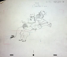 Loopy De Loop 1963 JERRY EISENBERG Hand-Drawn Production Pencil Layout