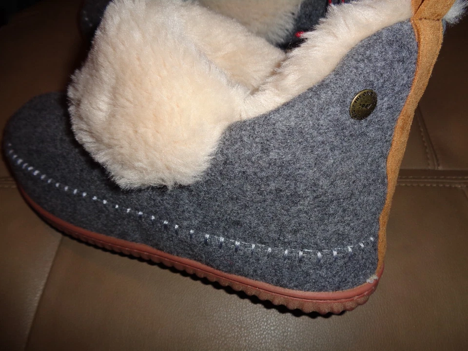 Alpine by Dearfoam Moritz Botín Zapatillas Interior Exterior Suela Mujer Talla L 9 10 Foto 4 de 4