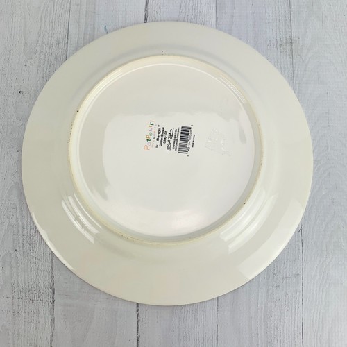 Sango Sue Zipkin GOLDEN SHOWER Mix Match POTPOURRI Geometric Dinner Plate Set 4 - Picture 8 of 10