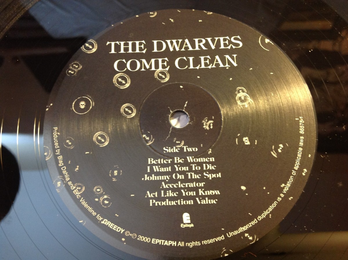 洋楽 The Dwarves - Come Clean LP sealed Come Clean [LP] by Dwarves (Vinyl, Oct-2004, Epitaph Records