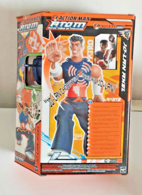 RARE 2005 ACTION MAN A.T.O.M. JO LAN AXEL ELECTRONIC HASBRO NEW