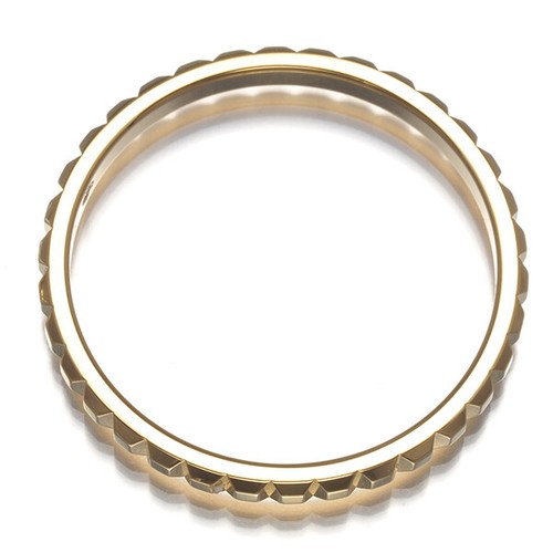 Auth BOUCHERON Ring Quatre Clou de Paris Small EU61 18K 750 Yellow Gold - Picture 2 of 5
