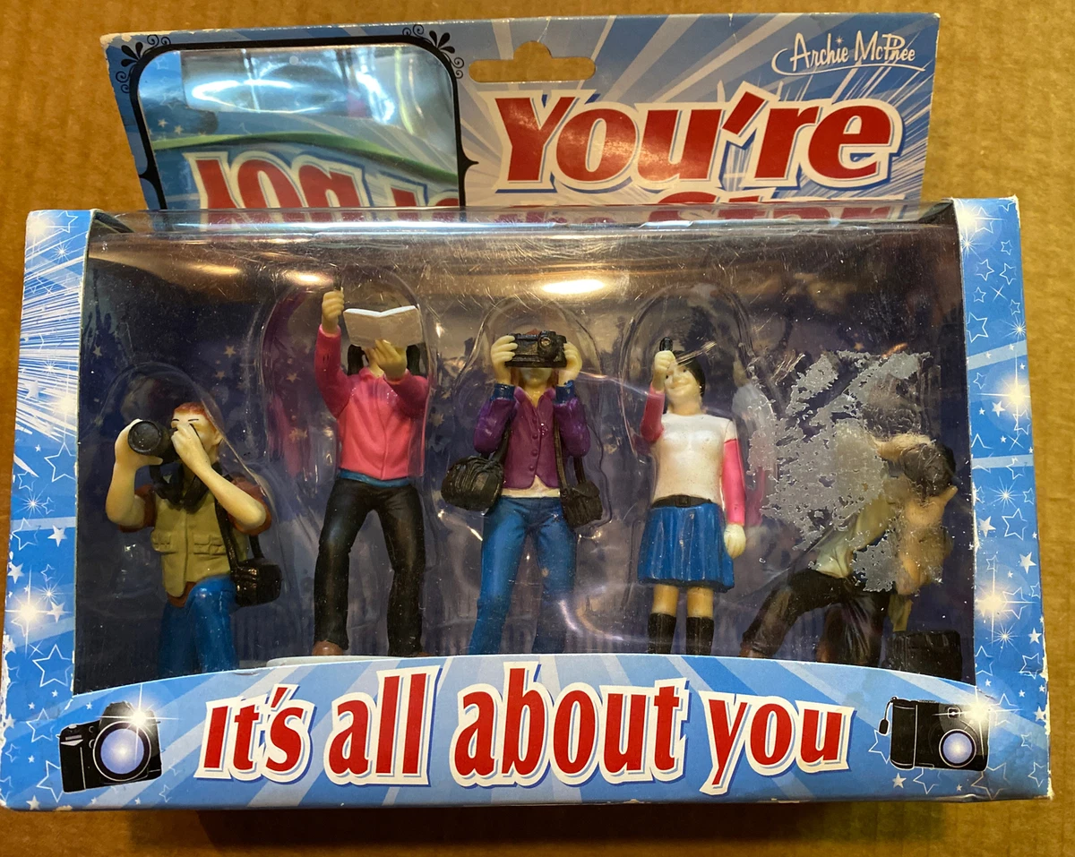 2014 Accoutrements Archie McPhee You re The Star 5 Action Figure Play set 12468