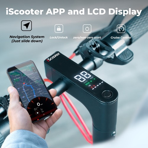 Electric Scooter Adult 96KM Max Range 10" Soft Tires Folding eScooter Fast Speed - Picture 6 of 16