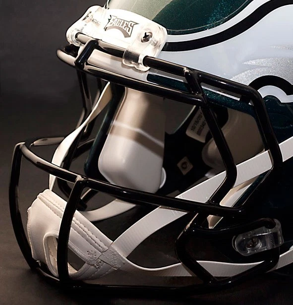 Casco de fútbol americano Philadelphia Eagles Riddell Speed CU-S2BD-SW máscara facial/guardabarros Foto 2 de 4