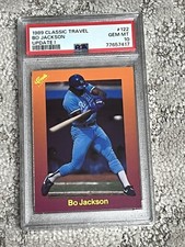 PSA 10 MINT BASEBALL CARD 1989 CLASSIC UPDATE 1 BO JACKSON KANSAS CITY ROYALS