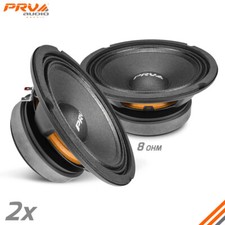 2x PRV Audio 6MB200 v2 Midbass Car Audio 6.5" Speakers 8 Ohms 6MB PRO 400 Watts