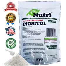 2.2lb (1000g) 100% PURE INOSITOL POWDER PHARMACEUTICAL GRADE MOOD STRESS ANXIETY