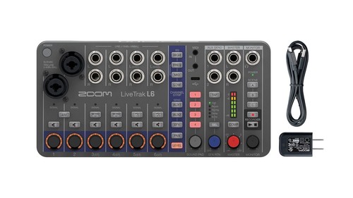 Zoom LiveTrak L6 10-Channel Digital Mixer Ultra compact Recorder Multitrack - Picture 15 of 22