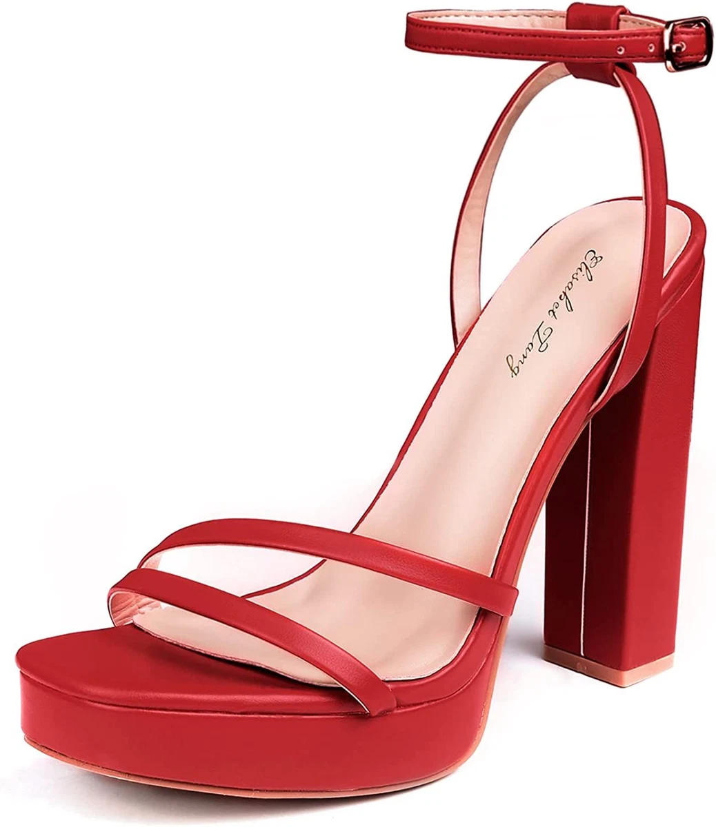 Block heels top 5 inch
