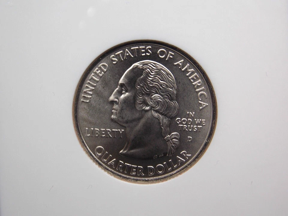 2008 "D" State **HAWAII** Washington SMS Quarter 25c NGC MS67 #020 GEM BU ECC&C - Image 2 of 4