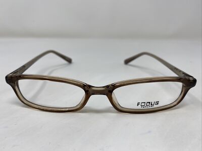 Focus Eyewear FOCUS 211 CLAY 47-17-135 Brown Full Rim Eyeglasses Frames ONLY Focus Eyewear FOCUS 211 CLAY 47-17-135 Brown Full Rim  main image 4