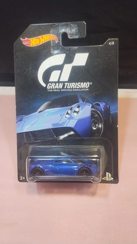 Hot Wheels Gran Turismo Series #4/8 Pagani Huayra Blue Diecast 1:64 Scale Rare