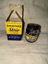 Sheaffer's Skrip 2 oz No. 22 Blue Black Ink RC-35. B12 