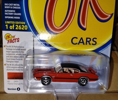 Johnny Lightning 1:64 - 1972 Oldsmobile 442 W30 Orange - MUSCLE