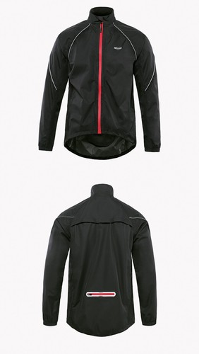 Veste de cyclisme extérieur course imperméable réfléchissante coupe-vent vêtements homme - Photo 11/14