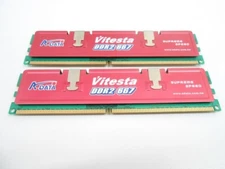 ADATA Vitesta DDR2 Desktop Shielded Ram Memory 1gb (2 x 512mb) PC2-5300s