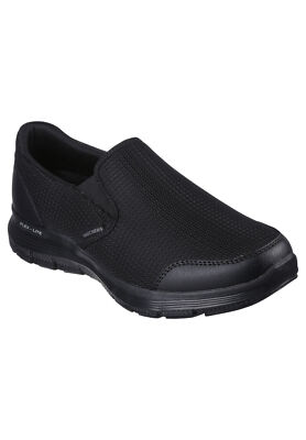 Skechers Mens FLEX ADVANTAGE 4.0 TUSCAN Sneaker Herren Slipper 232230 schwarz