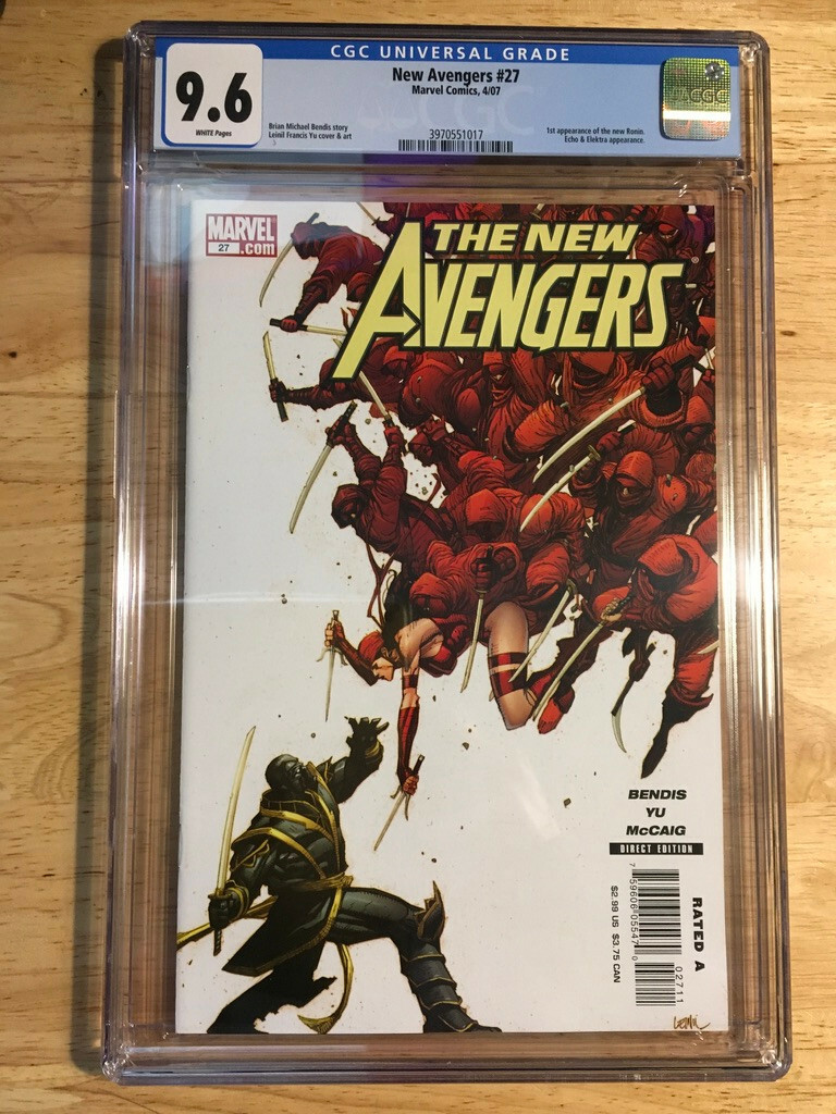 New Avengers #27 (2007) CGC 9.6 (NM+) 1st Appearance of Ronin - Marvel