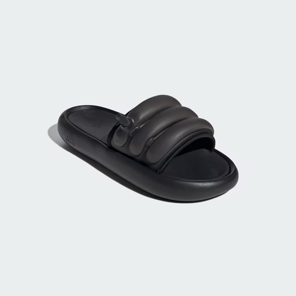 New Womens ADIDAS ADILETTE ZPLAASH SLIDE IF8665 BLACK UNISEX  display picture 2