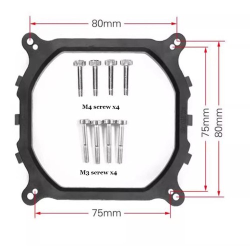 Adjustable CPU Heat Sink Base Bracket for Intel 1150/1151/1155/1156/1366/2011 - Afbeelding 3 van 6