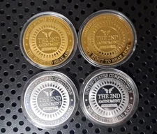 Lot Of 4 Collectible Commemorative Coins 🪙. #Z190
