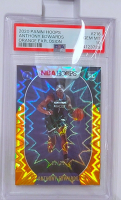 Buy 2020-21 Panini NBA Hoops - Anthony Edwards #216 Orange